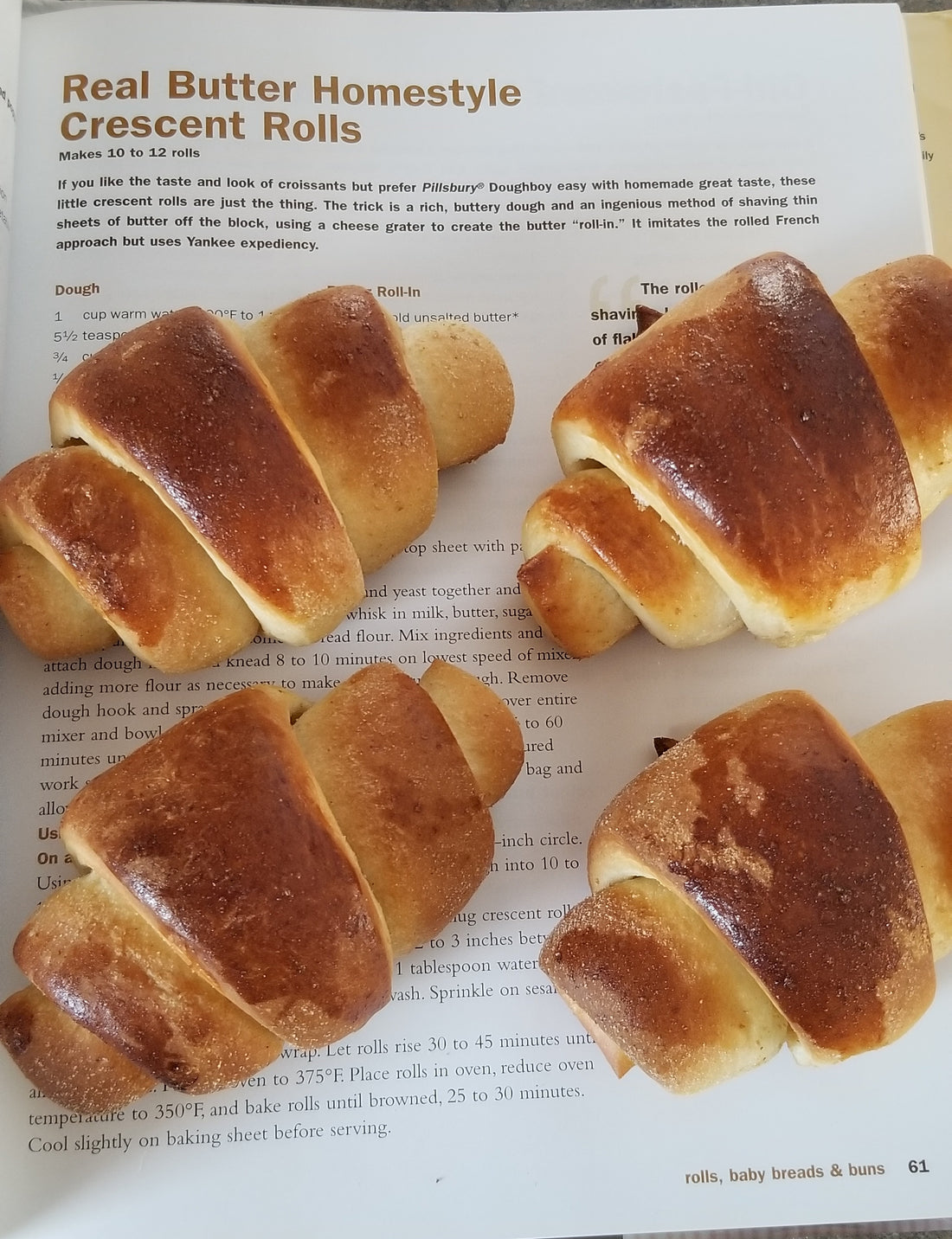 Real Butter Homestyle Crescent Rolls